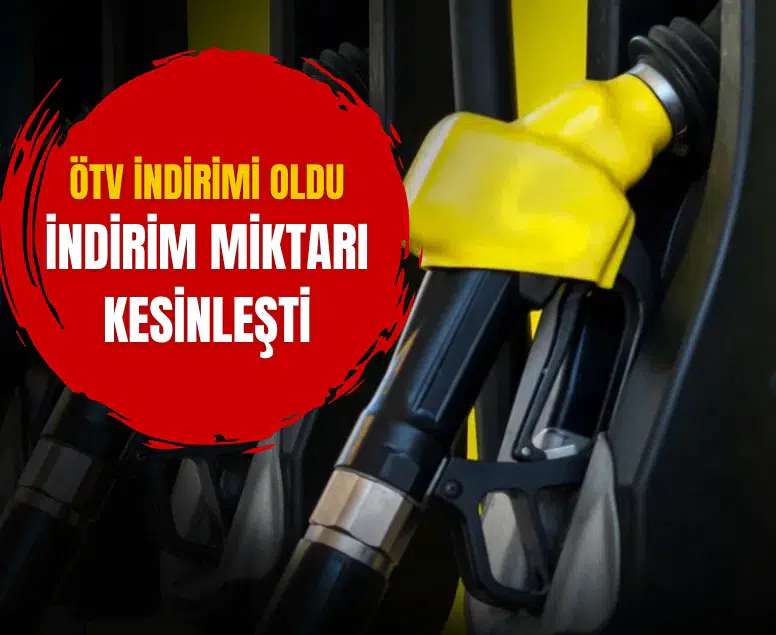 Motorin fiyatlarına bu gece 1,34 TL indirim geliyor