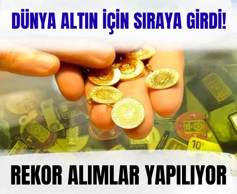 Merkez bankalarının altın talebi rekor seviyede: Dolara güven zayıflıyor