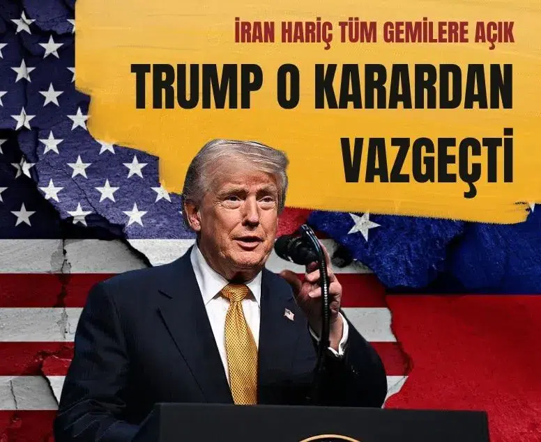 Trump Hürmüz Boğazı'ndan geçiş ücreti kararından vazgeçtiğini açıkladı