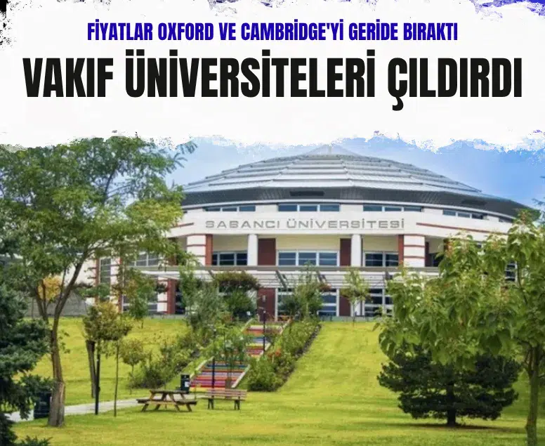 Vakıf üniversiteleri ücretleri açıklandı: Tıp eğitimi 3,7 milyon TL'ye yükseldi