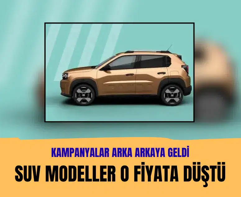 Kampanyalar arka arkaya geldi! SUV modeller 1.494.900 TL'ye düştü