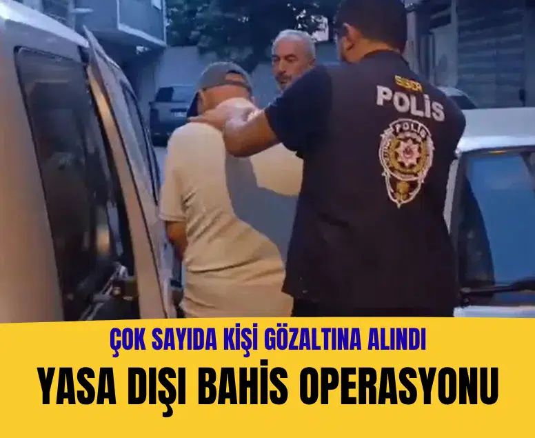 Bursa'da 323 milyon liralık yasa dışı bahis operasyonunda 27 şüpheli yakalandı