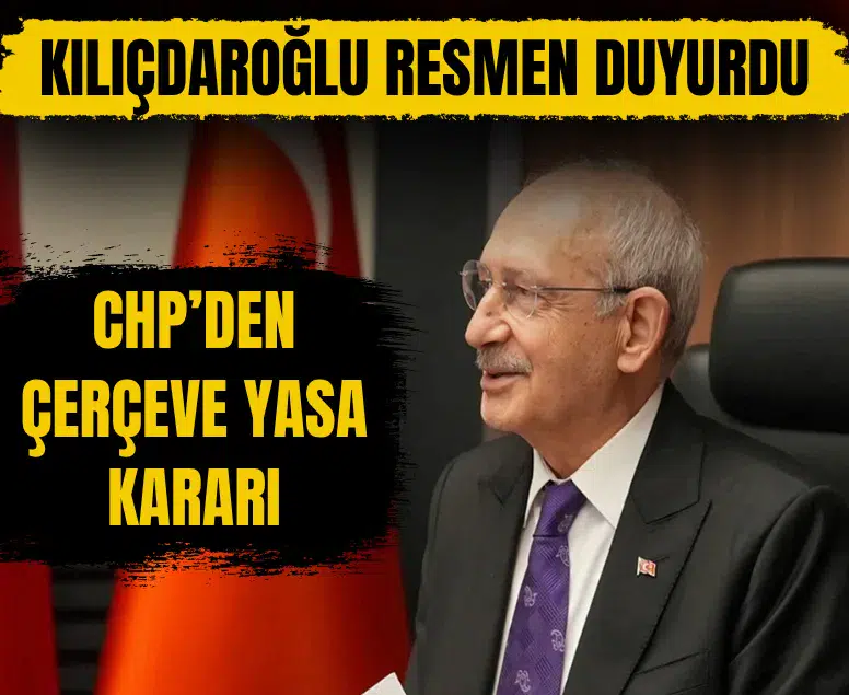 Kılıçdaroğlu CHP'nin Terörsüz Türkiye kanun teklifine tam destek vereceğini açıkladı