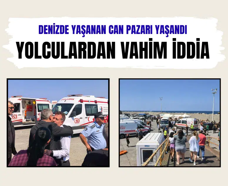 Girne açıklarında 267 kişiyi taşıyan katamaran battı: Kaptana vahim suçlama