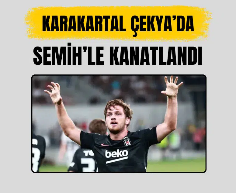 Beşiktaş deplasmanda Hradec Kralove'u 1-0 mağlup etti
