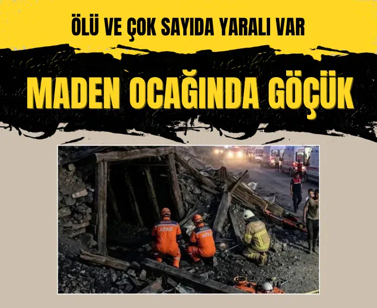 Ankara Nallıhan'da maden ocağında göçük: 1 işçi öldü, 12 işçi yaralandı