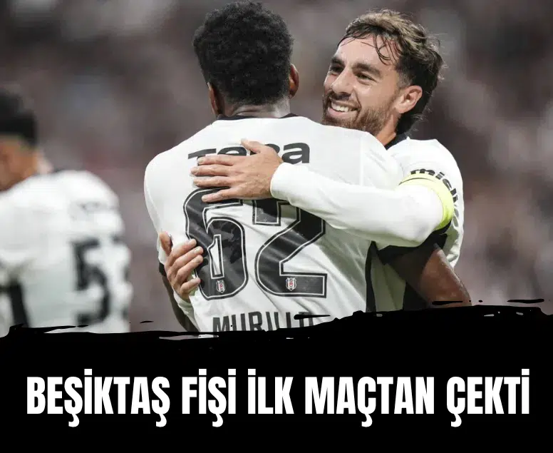 Beşiktaş UEFA Avrupa Ligi play-off ilk maçında Kauno Zalgiris'i 3-0 yendi
