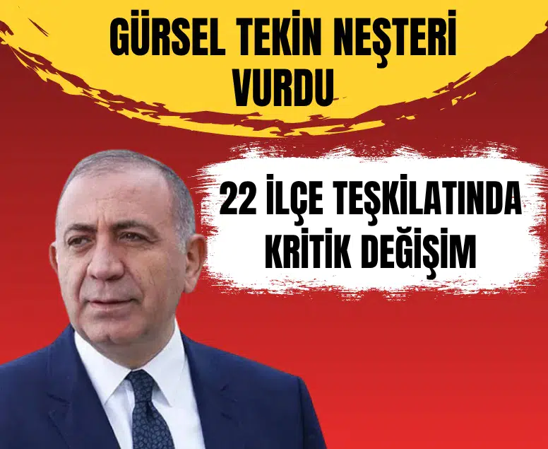 CHP'de 22 ilçe ve 8 il başkanlığına yeni görevlendirme yapıldı