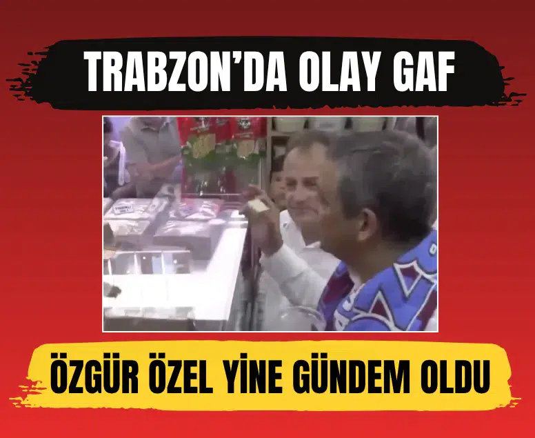 Özgür Özel Trabzon'da İstanbul'un fethine 1483 diyerek pot kırdı