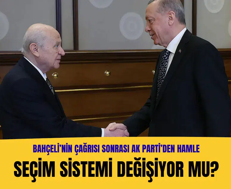 Seçim kanununda yeni düzenleme masada: MHP çağrısı sonrası harekete geçildi