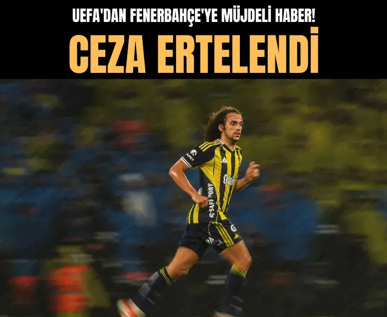 UEFA'dan Fenerbahçe'ye müjdeli haber: Guendouzi'nin cezası indirildi