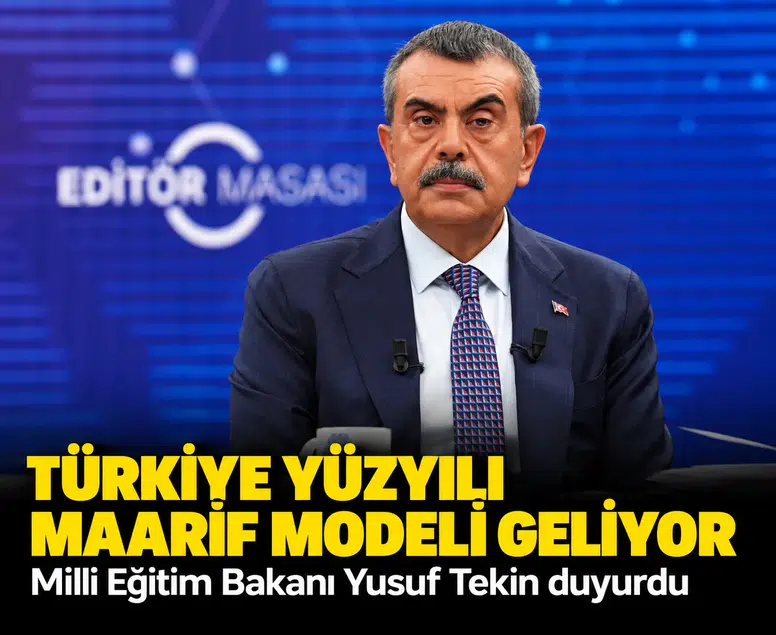 Türkiye Yüzyılı Maarif Modeli geliyor: Milli Eğitim Bakanı Yusuf Tekin duyurdu