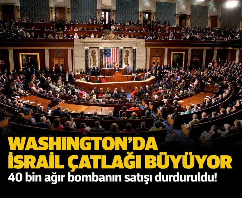 Washington'da İsrail çatlağı büyüyor: 40 bin ağır bombanın satışı durduruldu!