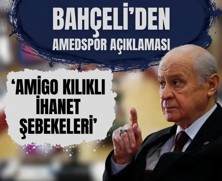 Bahçeli'den Amedspor araştırmasına sert tepki: Beşinci kol faaliyeti