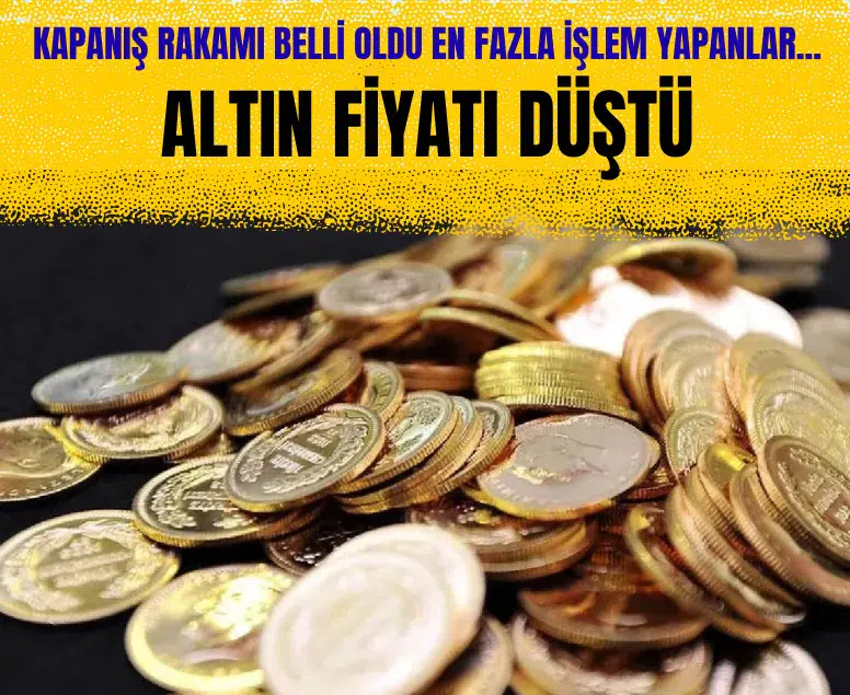 Altının kilogram fiyatı 6 milyon 694 bin liraya geriledi