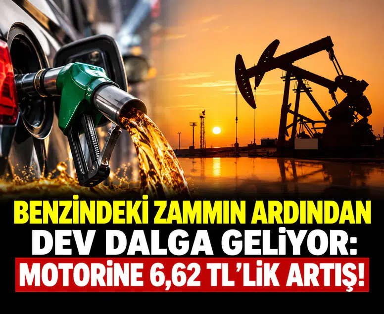Benzindeki zammın ardından dev dalga geliyor: Motorine 6,62 TL'lik tarihi artış!
