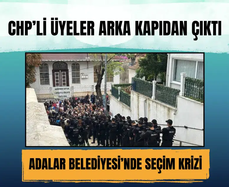 Adalar Belediye Başkanvekilliği seçiminde gerginlik: 3 CHP'li üye AK Parti adayına oy verdi