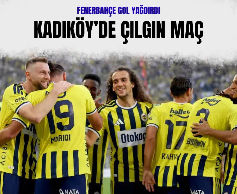Fenerbahçe tarihi zaferine 8 golle imza attı