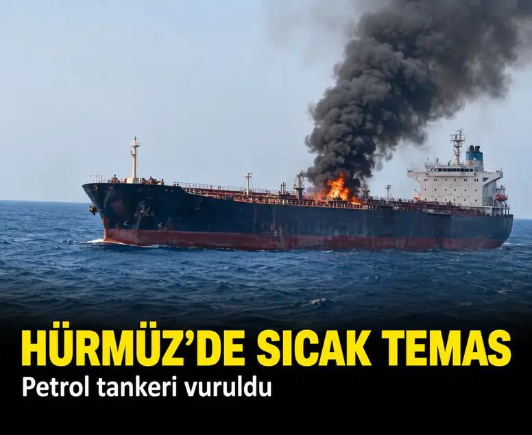Hürmüz Boğazı'nda sıcak temas: İran petrol tankerini vurdu