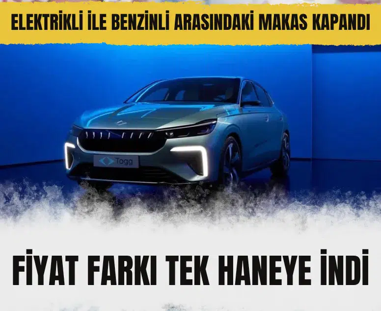 Elektrikli otomobiller ile benzinli modeller arasındaki fiyat farkı tek haneye indi