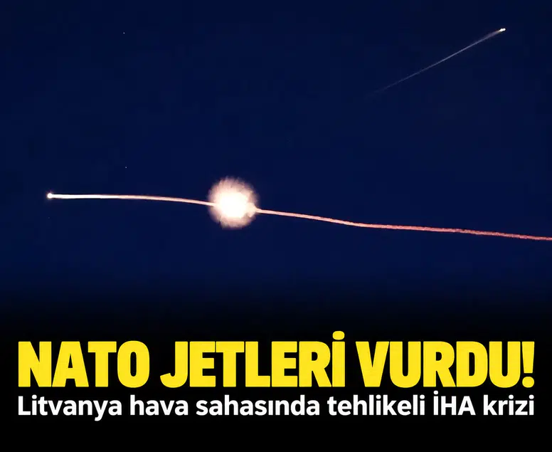 NATO jetleri vurdu! Litvanya hava sahasında tehlikeli İHA krizi