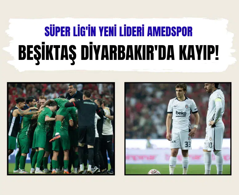 Amed Sportif Faaliyetler, Beşiktaş'ı 3-2 mağlup etti