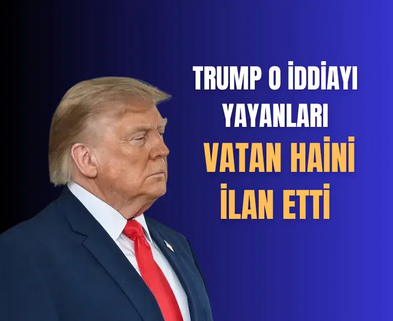 Trump'tan mühimmat iddialarına sert tepki: Bunu söyleyenler vatan hainidir