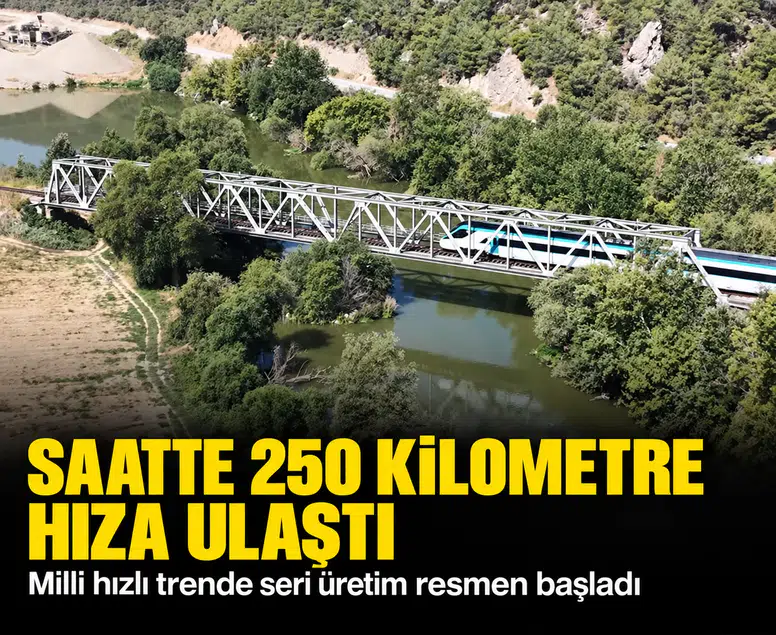 Raylarda tarihi adım: İkinci milli hızlı tren seti üretim hattına indi