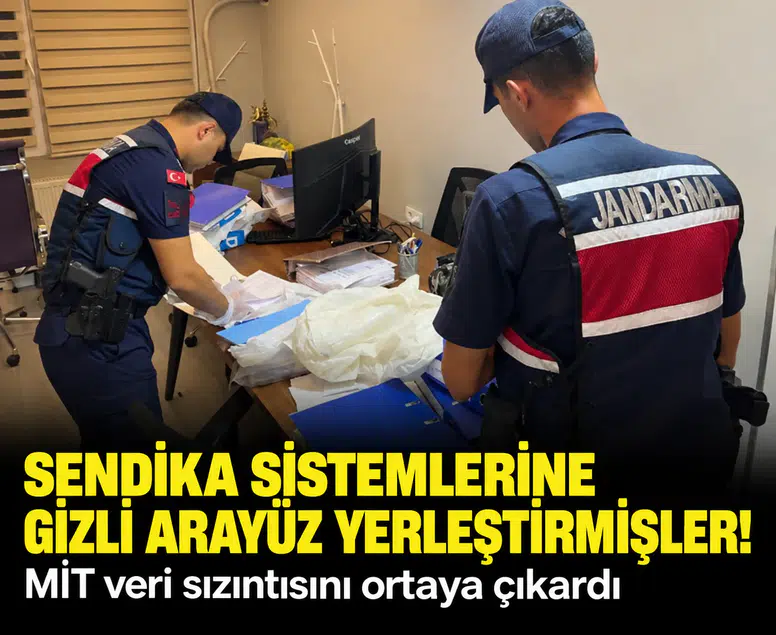 Sendika sistemlerine gizli arayüz yerleştirmişler! MİT veri sızıntısını ortaya çıkardı
