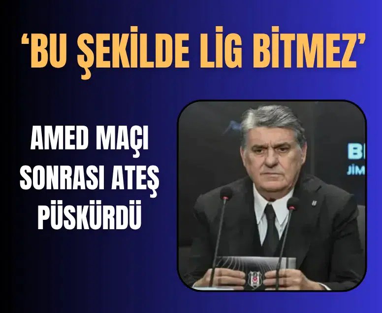 Serdal Adalı'dan Amed maçı sonrası sert MHK eleştirisi
