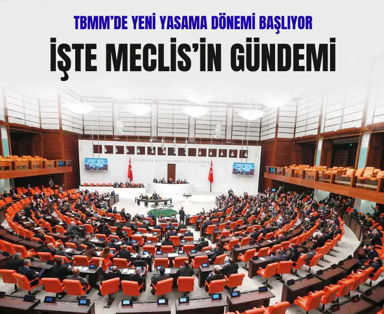 TBMM 1 Ekim'de açılıyor: Yeni yasama yılında gündem kritik düzenlemeler