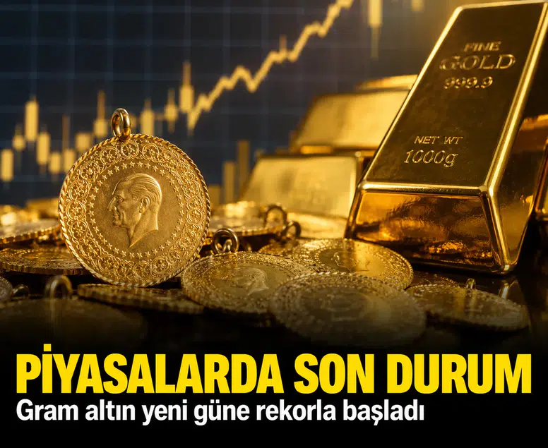Piyasalarda altın fırtınası: Gram altın yeni güne rekorla başladı