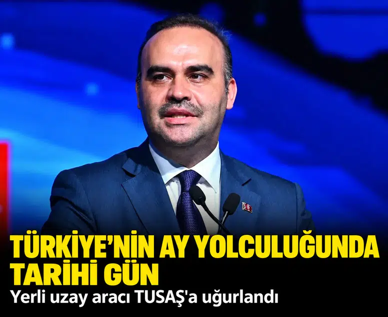 Türkiye'nin Ay yolculuğunda tarihi gün: Yerli uzay aracı TUSAŞ'a uğurlandı