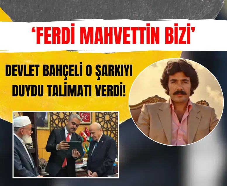Devlet Bahçeli talimat verdi: Pozantı Millet Bahçesi'ne Ferdi Tayfur çınarı dikilecek