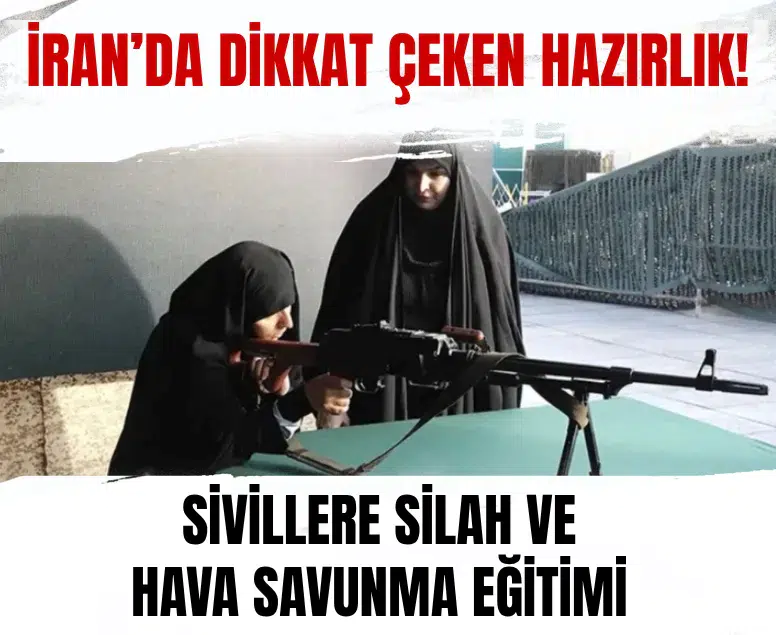 İran'da sivillere hava savunma ve roketatar eğitimi veriliyor