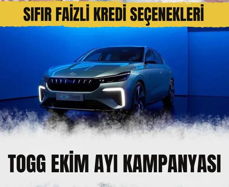Togg ekim ayı finansman kampanyasını duyurdu