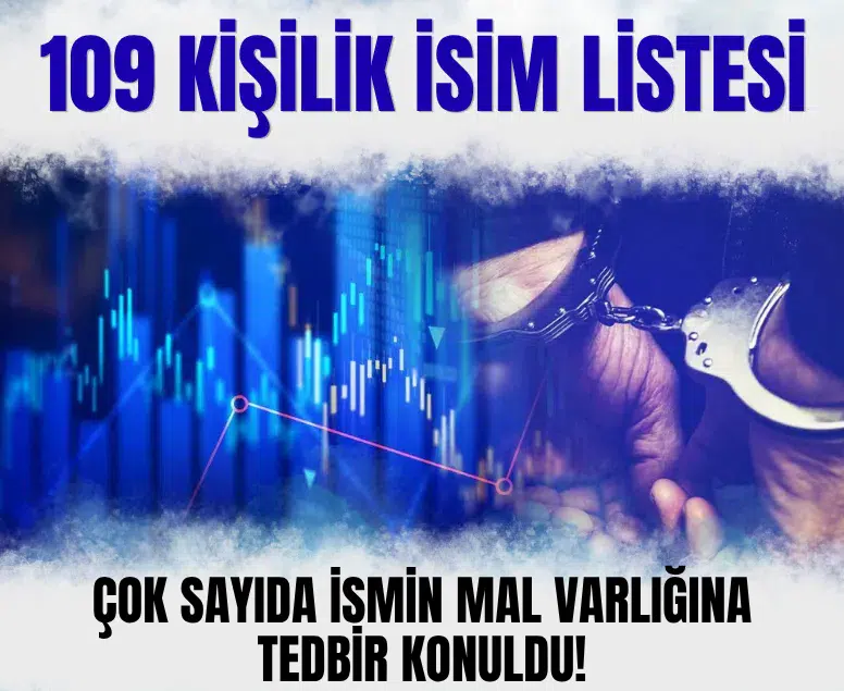 Borsa İstanbul fon soruşturmasında 109 kişinin mal varlığına tedbir konuldu