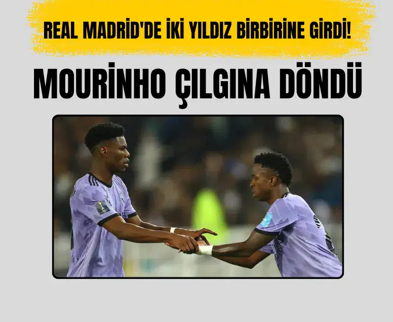 Real Madrid antrenmanında Vinicius Junior ile Tchouameni kavga etti