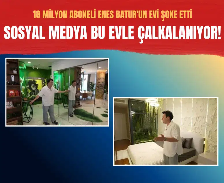 Enes Batur 18 milyon aboneye kapılarını açtı: 800 bin TL’lik sistem