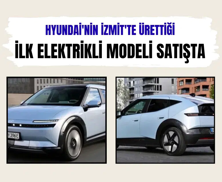 İzmit'te üretilen elektrikli Hyundai IONIQ 3 satışa sunuldu