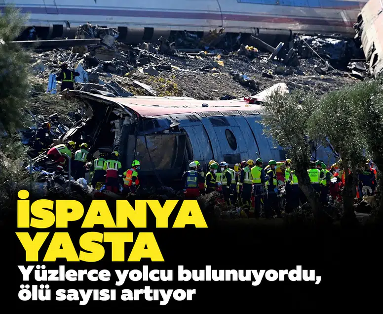İspanya’da hızlı tren faciası: Yüzlerce yolcu bulunuyordu, ölü sayısı artıyor
