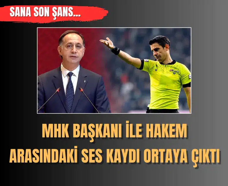 MHK Başkanı Ferhat Gündoğdu ile hakem Kerem Ersoy'un ses kaydı ortaya çıktı
