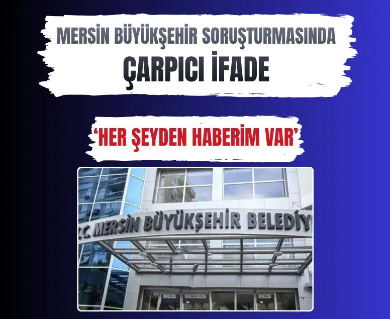 Mersin Büyükşehir Genel Sekreteri Tok'un savcılık ifadesi soruşturma dosyasına girdi