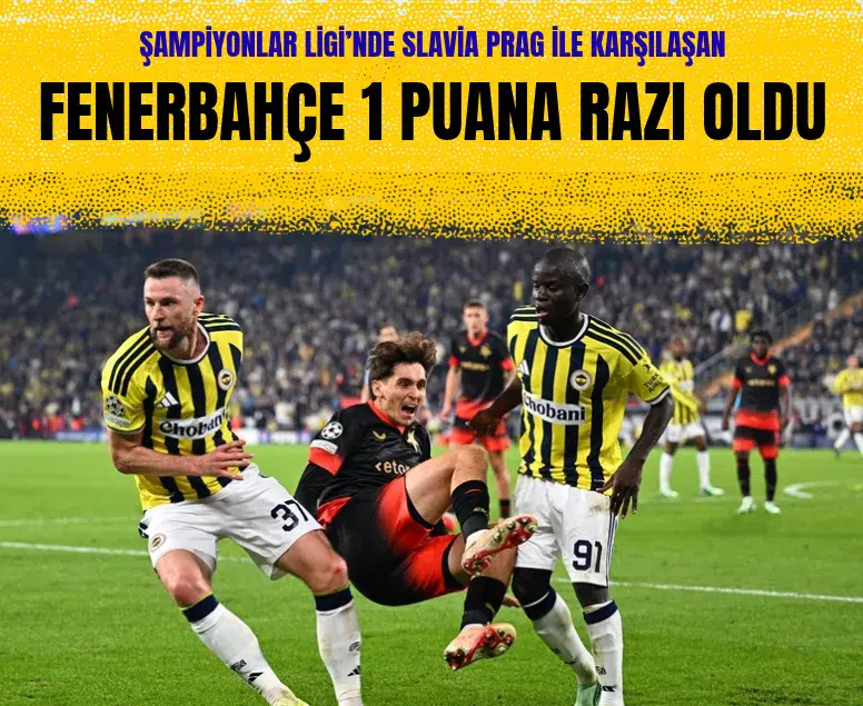 Fenerbahçe - Slavia Prag maçının golleri ve geniş özeti