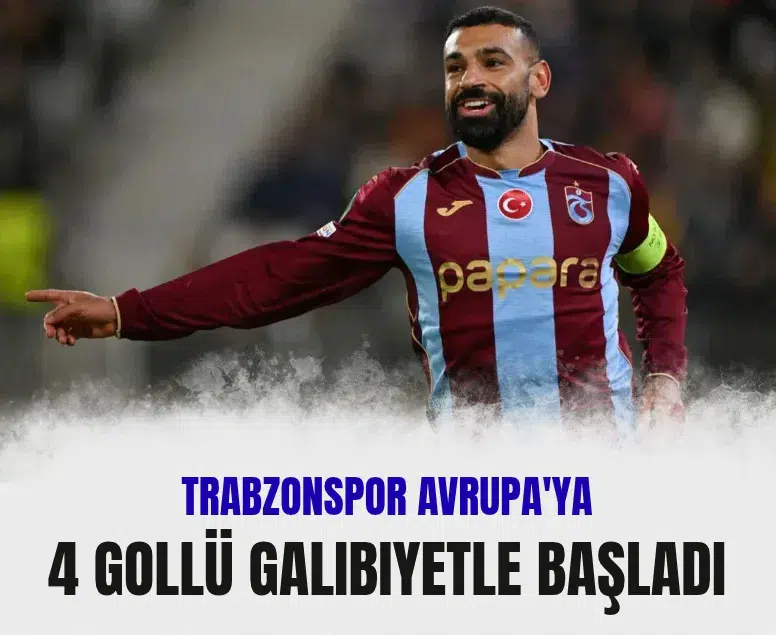 Trabzonspor Konferans Ligi'ne KuPS deplasmanında 4 golle başladı