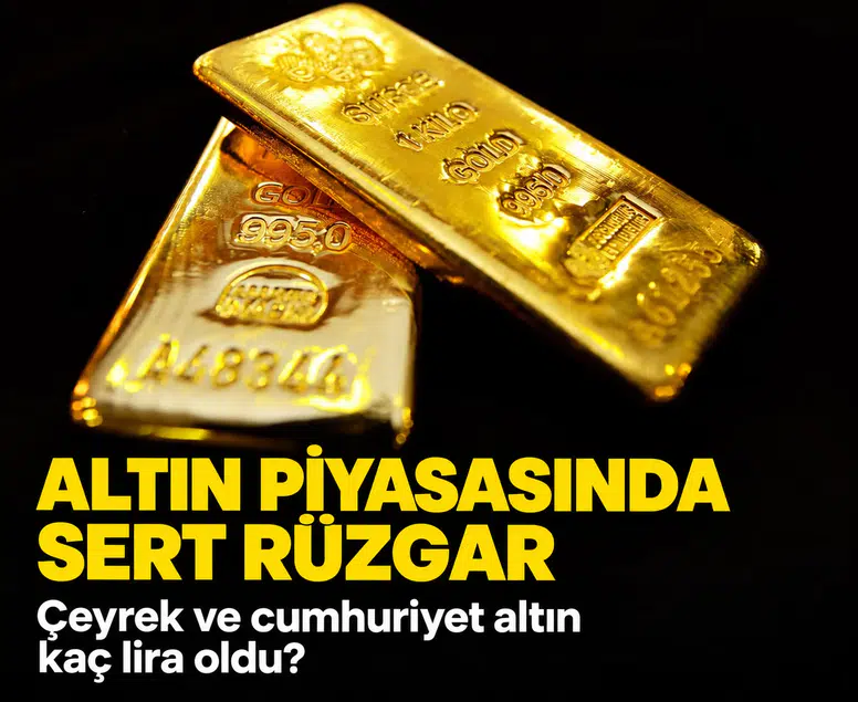 Altın piyasasında sert rüzgar: Gram altın sabah saatlerinde geriledi