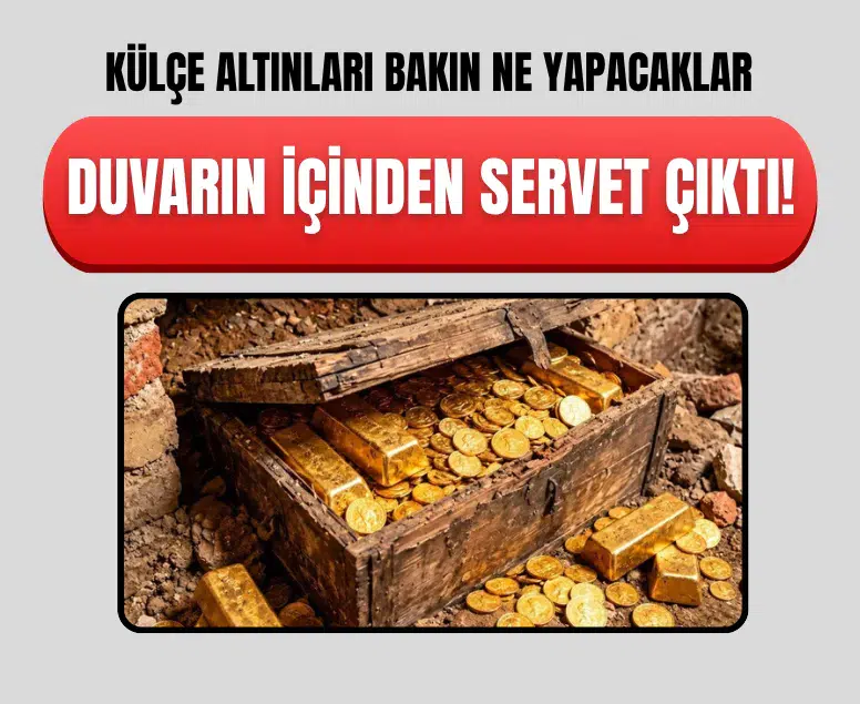 Belçika'da kanalizasyon çalışmasında duvardan külçe altın çıktı
