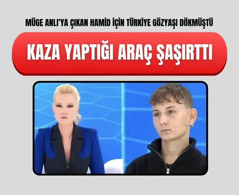 Müge Anlı'ya katılan Hamid Yorulmaz lüks otomobille kaza yaptı