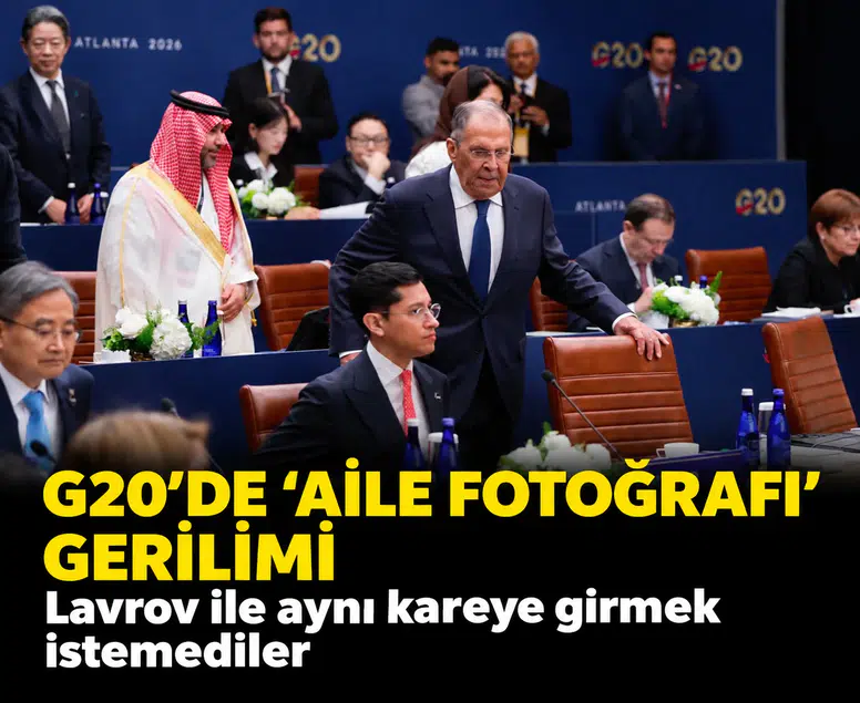 G20'de ‘aile fotoğrafı’ gerilimi: Lavrov ile aynı kareye girmek istemediler