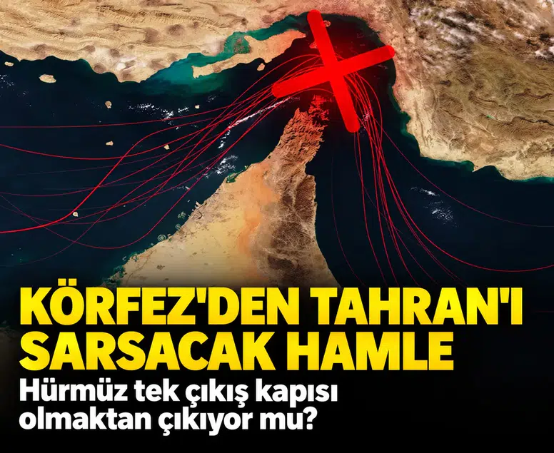 Körfez'den Tahran'ı sarsacak hamle: Hürmüz tek çıkış kapısı olmaktan çıkıyor mu?